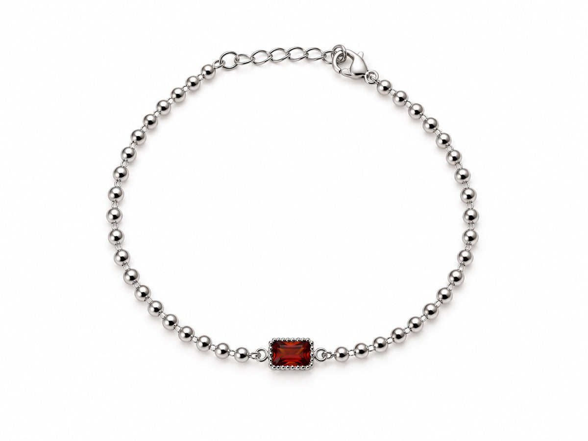 Bracciale Rubino Silver