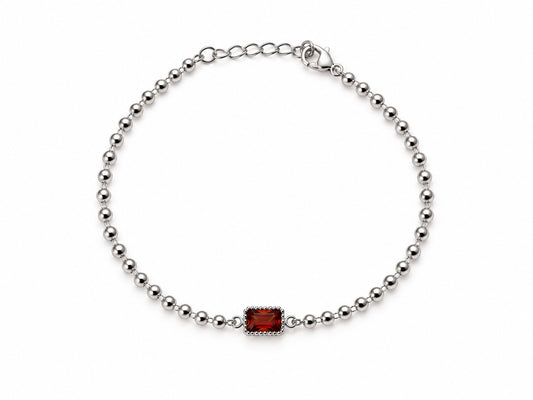 Bracciale Rubino Silver