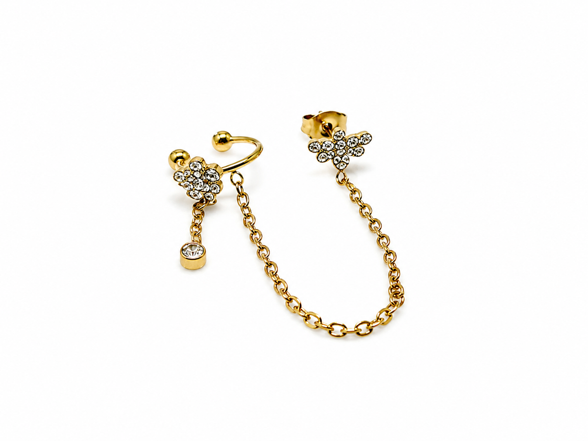 Earcuff Miel Gold dettaglio